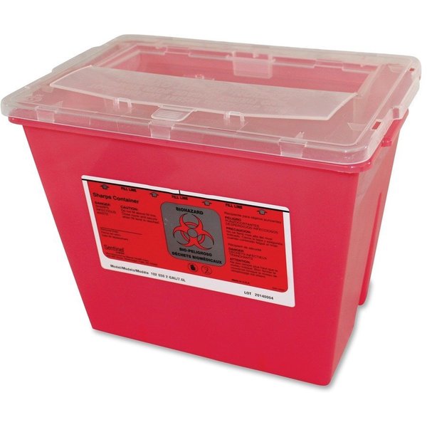 Impact Products Sharps Container, 2Gal Capacity, 30PK, Red IMP7352CT